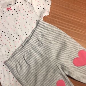 *BUNDLE* carters bodysuit and pants set